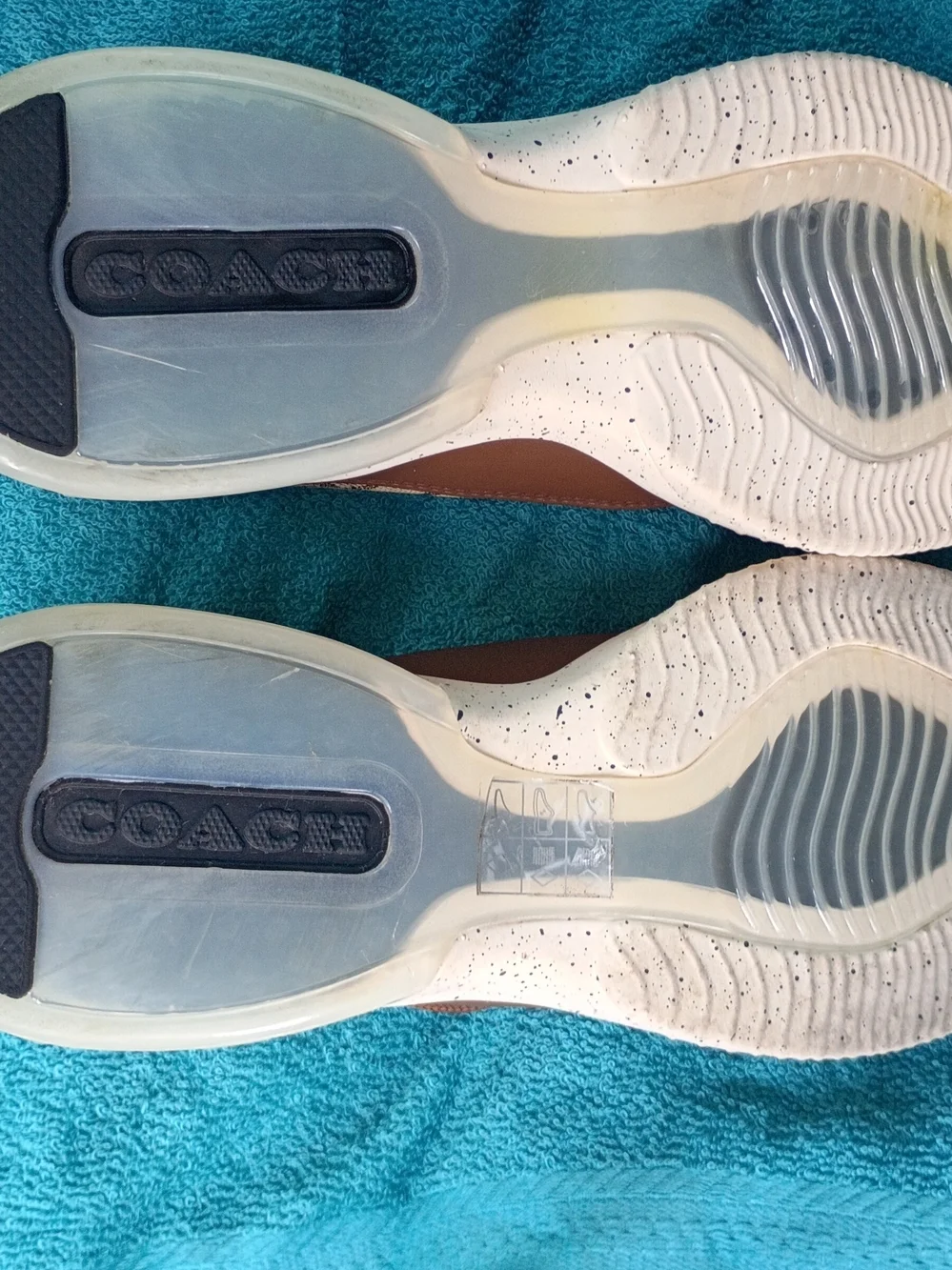 Coach Trainers Men's City Soul Runner In Signature Chambray Size 7.5 D